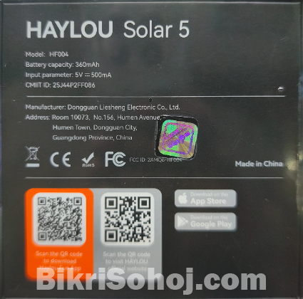Haylou Solar 5 New Intact
